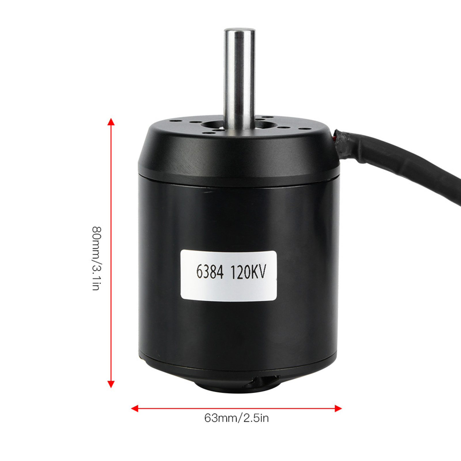 6384 120 кВ BLDC Outrunner бес – обзор и цена 6384 Brushless Motor Sensored